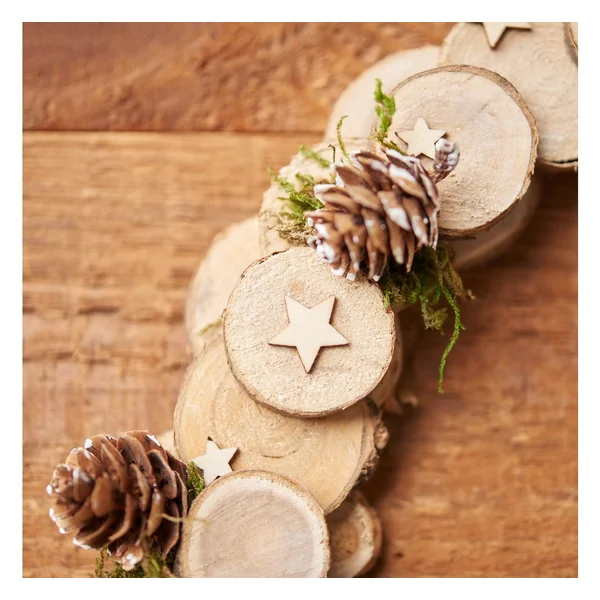 Assortiment de rondelles d'écorce VBS « Rond »