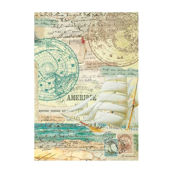 Assortiment de soies de paille à motifs « Around the World », set de 6