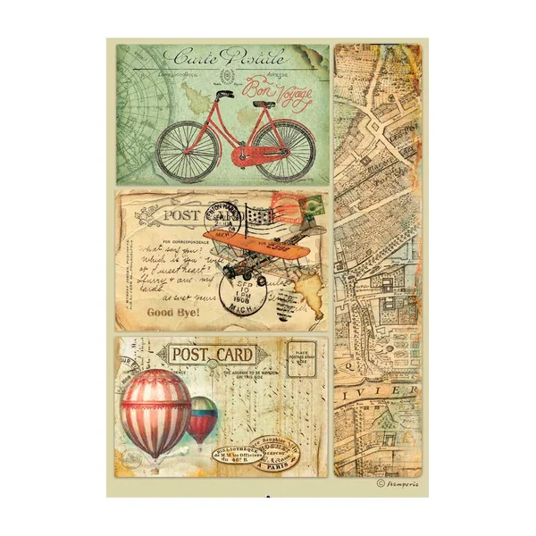 Assortiment de soies de paille à motifs « Around the World », set de 6