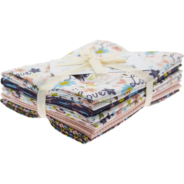 Assortiment de tissus Patchy « Hearts & Flowers »