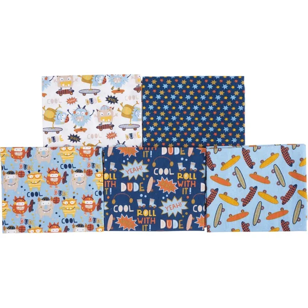 Assortiment de tissus Patchy « Petits monstres »