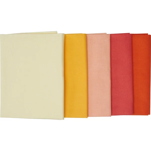 Assortiment de tissus unis Patchy « Jaune - Orange »