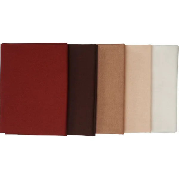 Assortiment de tissus unis Patchy « Naturel - Marron »