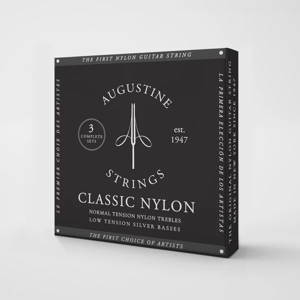 Augustine Strings for classic guitar Classic Label - 3 x Set Classic Black (normal/low)