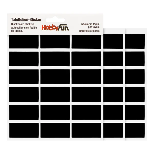 Autocollant "Rectangle - Bords lisses"