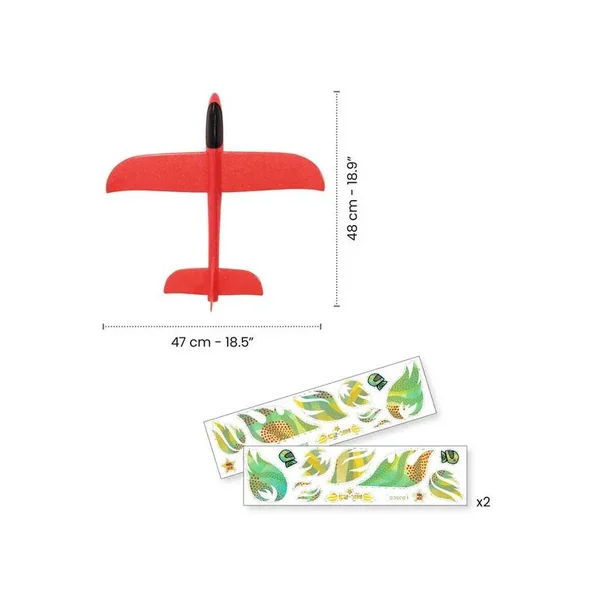 Avion planneur 48 cm à assembler
