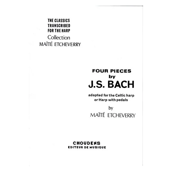 Bach J.s. 4 Pieces Harpe