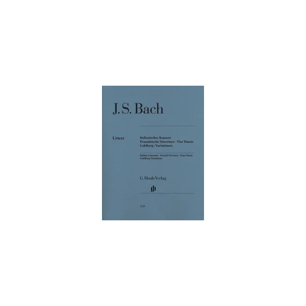 Bach J.s. Concerto Italien, Ouverture Francaise, Quatre Duos, Variations Goldberg Piano-1