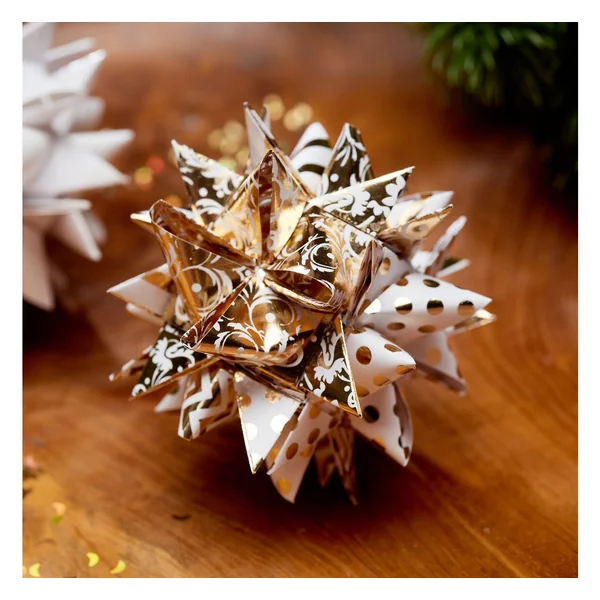Bandes de papier brillantes « Golden Glamour », 15 mm, 24 bandes