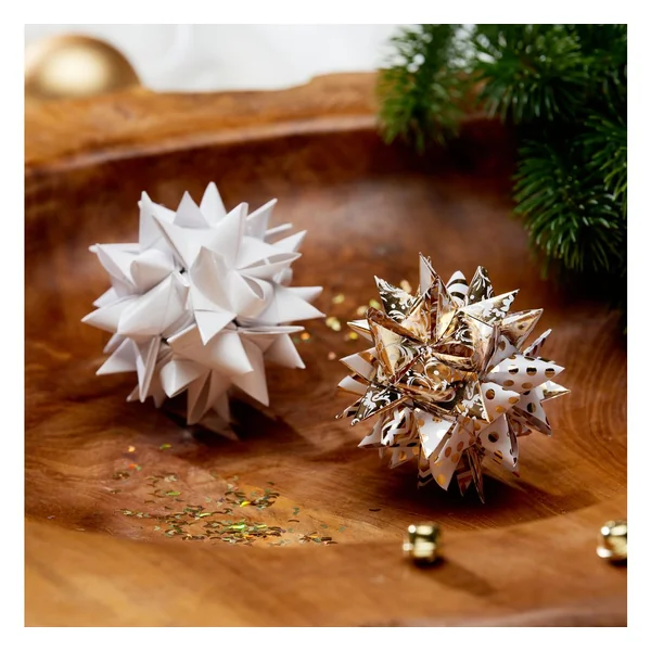 Bandes de papier brillantes « Golden Glamour », 15 mm, 24 bandes