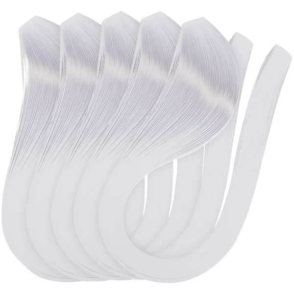Bandes de quilling VBS « Blanc », 5 mm, 600 pc.