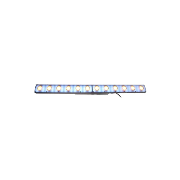 Barre led Power lighting 12X3W crystal gold 12 led W + 54 led SMD RGB
