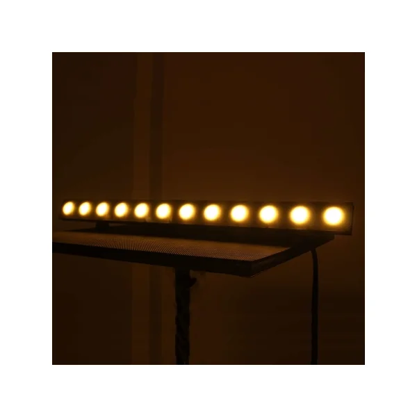 Barre led Power lighting 12X3W crystal gold 12 led W + 54 led SMD RGB