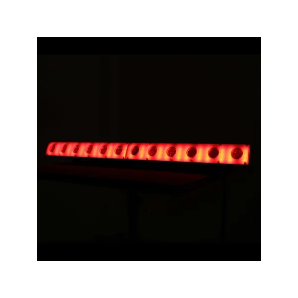 Barre led Power lighting 12X3W crystal gold 12 led W + 54 led SMD RGB