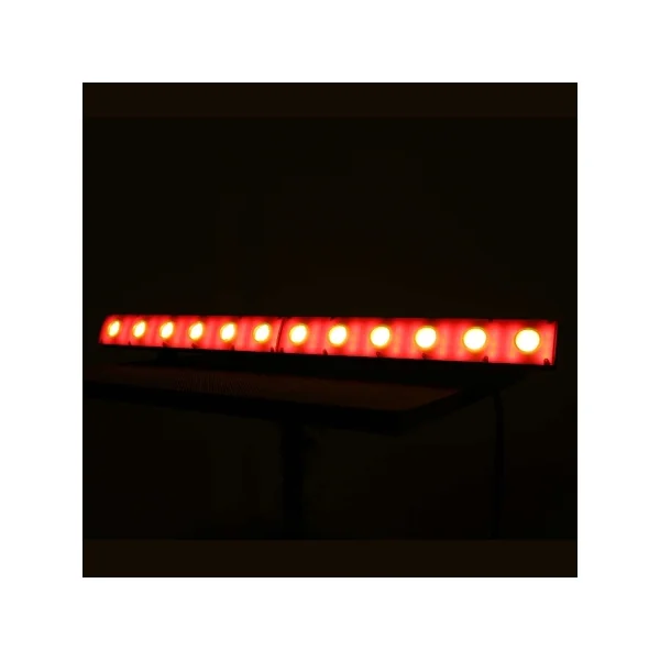 Barre led Power lighting 12X3W crystal gold 12 led W + 54 led SMD RGB