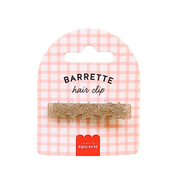 Barrette cheveux - Etoile Champagne