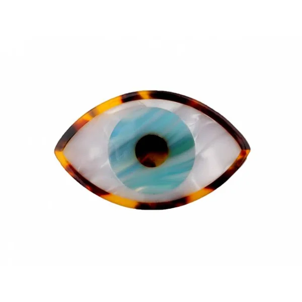 Barrette cheveux - Oeil bleu