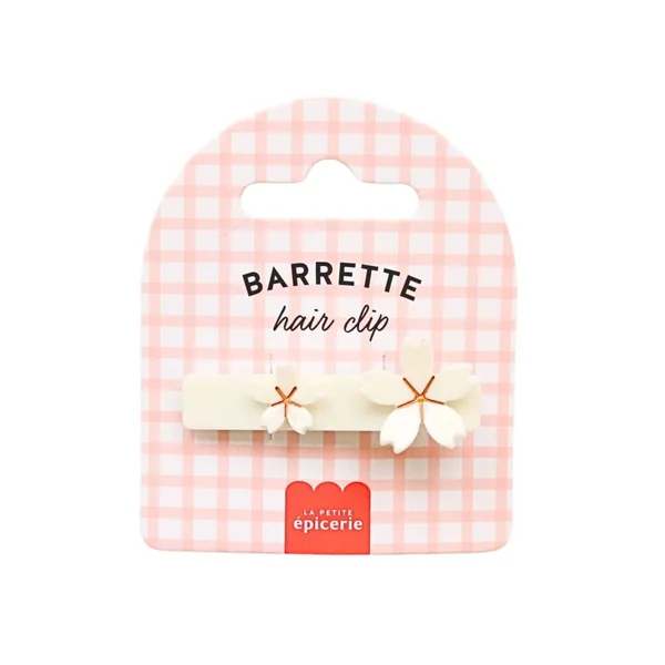 Barrette cheveux - Sakura Ivoire