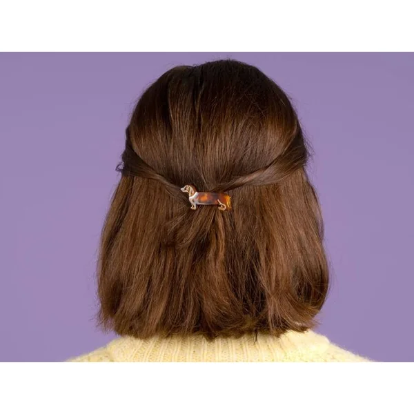 Barrette cheveux - Teckel