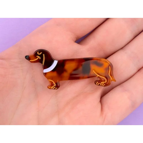 Barrette cheveux - Teckel