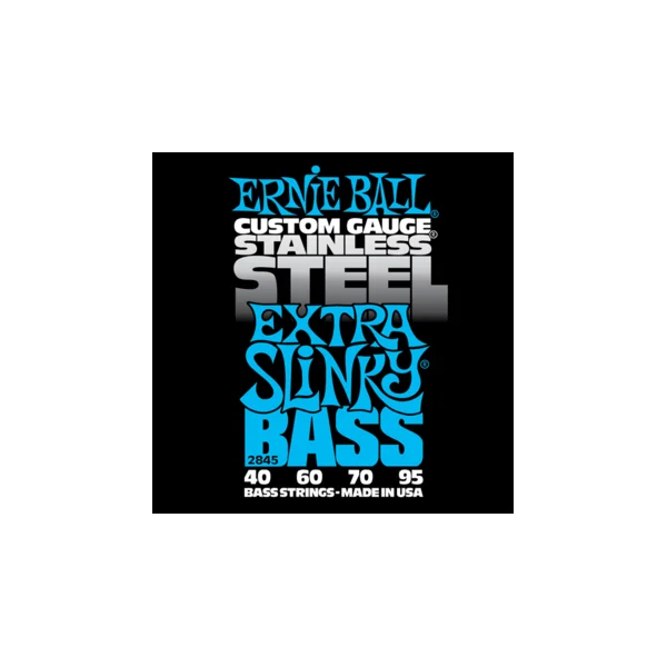 Bass (4) 2845 Stainless Steel Extra Slinky - jeu de 4 cordes