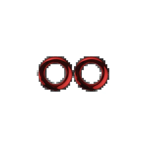BASS DRUM O'S Protection Event 02" Red (x2)