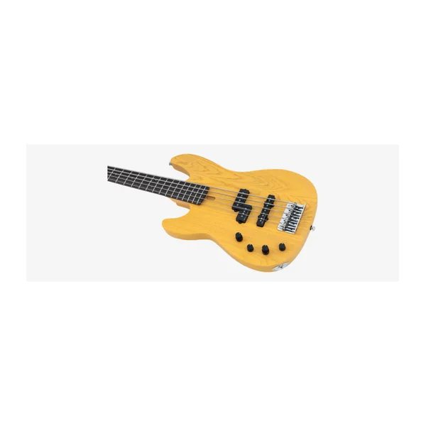 Basse Electrique 5 cordes Gaucher M. MILLER P6-5 LH Butterscotch