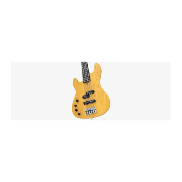 Basse Electrique 5 cordes Gaucher M. MILLER P6-5 LH Butterscotch