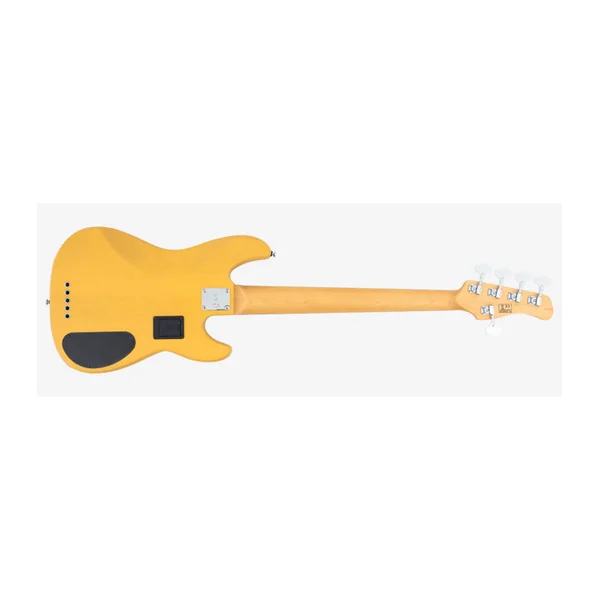 Basse Electrique 5 cordes Gaucher M. MILLER P6-5 LH Butterscotch