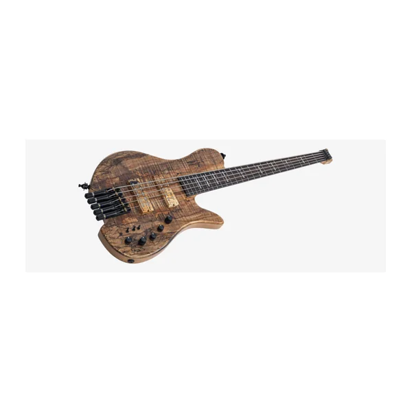 Basse Electrique 5 Cordes M. MILLER F10 DX 5 NT Headless (Spalted Maple Top)