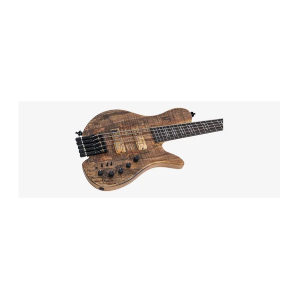 Basse Electrique 5 Cordes M. MILLER F10 DX 5 NT Headless (Spalted Maple Top)
