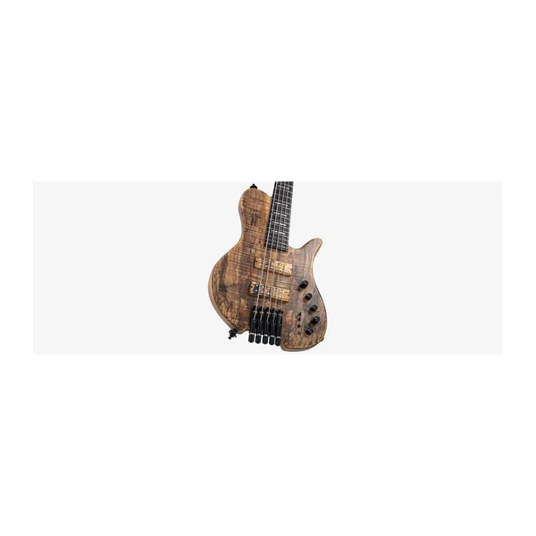 Basse Electrique 5 Cordes M. MILLER F10 DX 5 NT Headless (Spalted Maple Top)