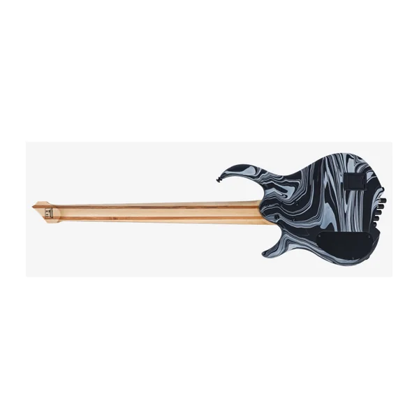 Basse Electrique 5 cordes M. MILLER M6 Headless 5 Black Swirl