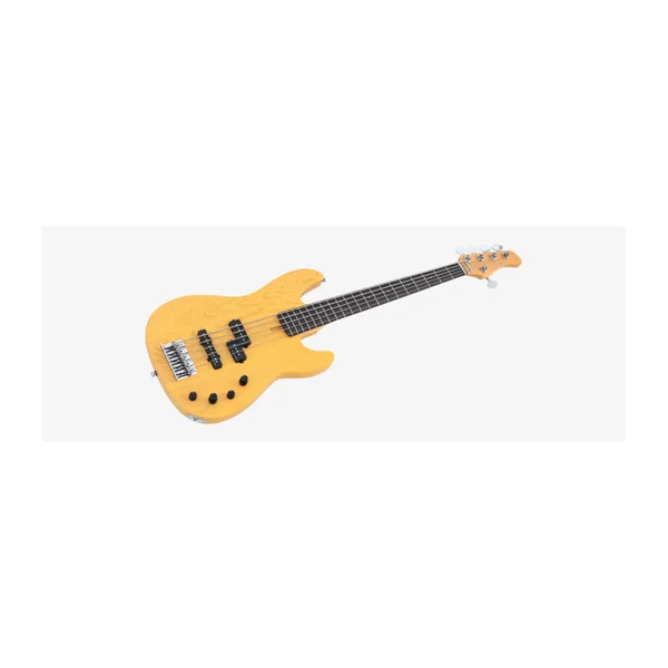 Basse Electrique 5 cordes M. MILLER P6-5 Butterscotch