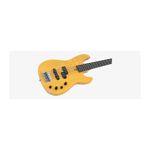 Basse Electrique 5 cordes M. MILLER P6-5 Butterscotch