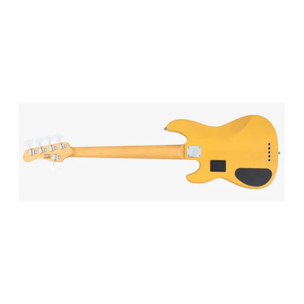 Basse Electrique 5 cordes M. MILLER P6-5 Butterscotch