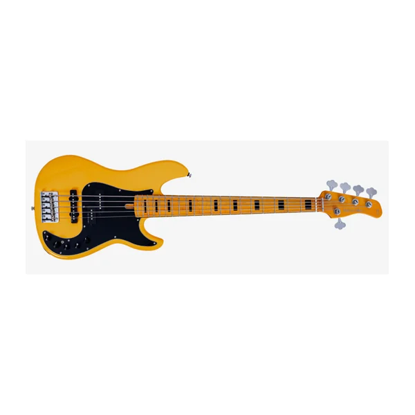 Basse Electrique 5 Cordes M. Miller P7 Alder-5 New Gen Sunshine Yellow