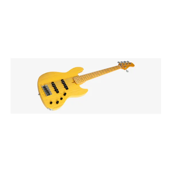 Basse Electrique 5 cordes M. MILLER V6-5 Butterscotch