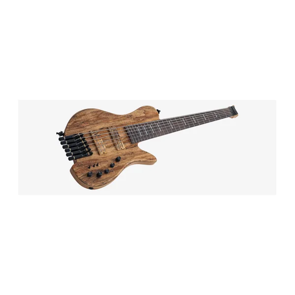 Basse Electrique 6 Cordes M. MILLER F10 DX 6 NT Headless (Spalted Maple Top)