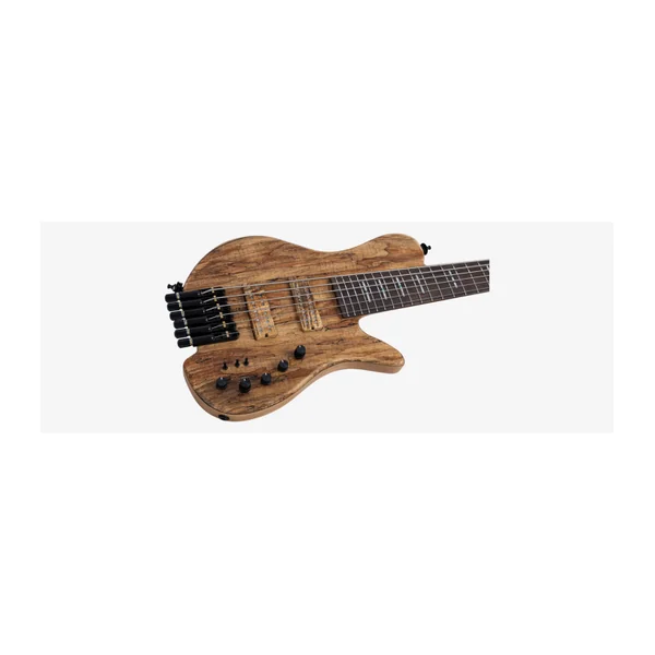 Basse Electrique 6 Cordes M. MILLER F10 DX 6 NT Headless (Spalted Maple Top)
