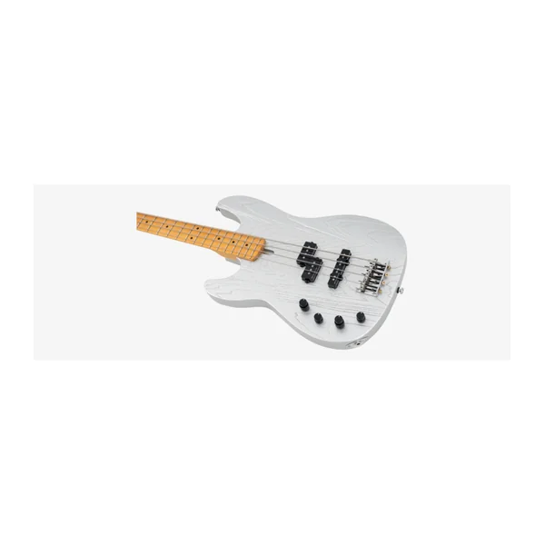 Basse Electrique Gaucher M. MILLER P6-4 LH I.Silver