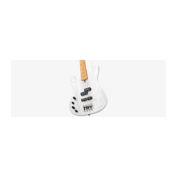 Basse Electrique Gaucher M. MILLER P6-4 LH I.Silver