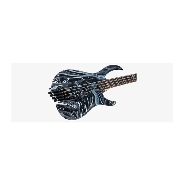 Basse Electrique M. MILLER M6 Headless 4 Black Swirl