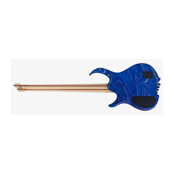 Basse Electrique M. MILLER M6 Headless 4 Blue Swirl