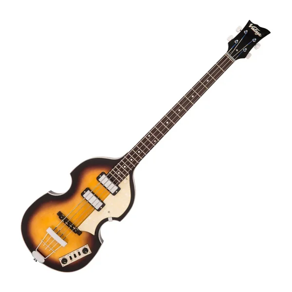 Basse Electrique VINTAGE VIOLON BASS ANTIC S/BURST + CASE