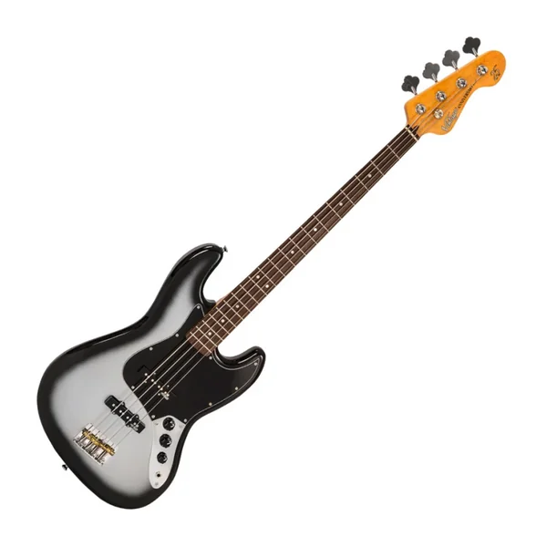 Basse Electrique VINTAGE VJ74SVB-UK - VJ74 25TH ANNIVERSARY SILVER BURST