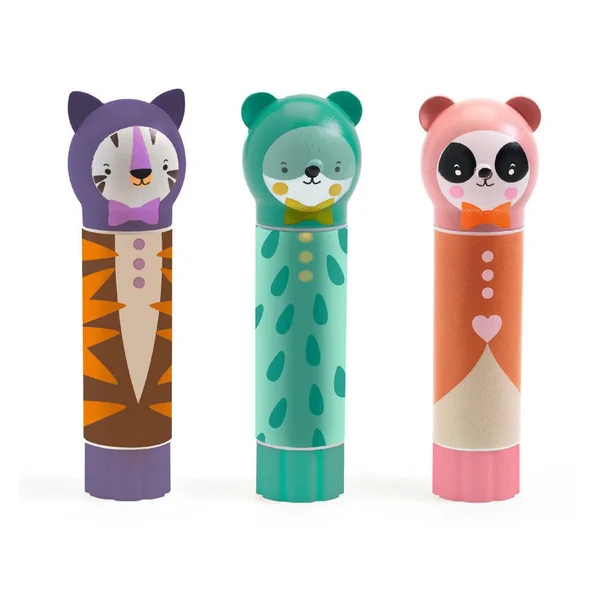 Baton de colle avec capuchon animaux - modèle aléatoire