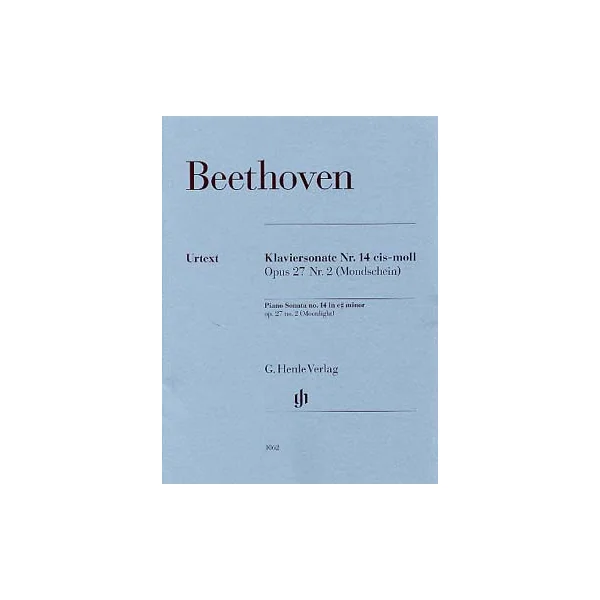 Beethoven L.v. Sonate N°14 OP 27 N°2 Piano
