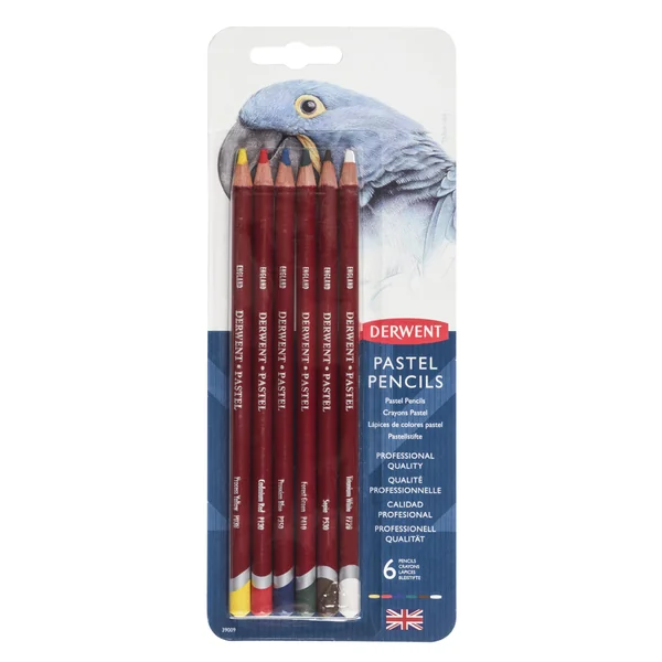 Blister de 6 crayons pastels