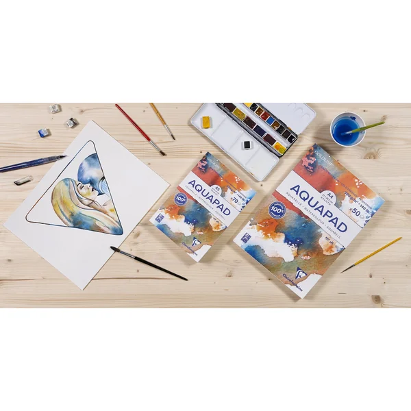 Bloc Aquapad Goldline 300 g/m² formats A6/A5/A4/A3